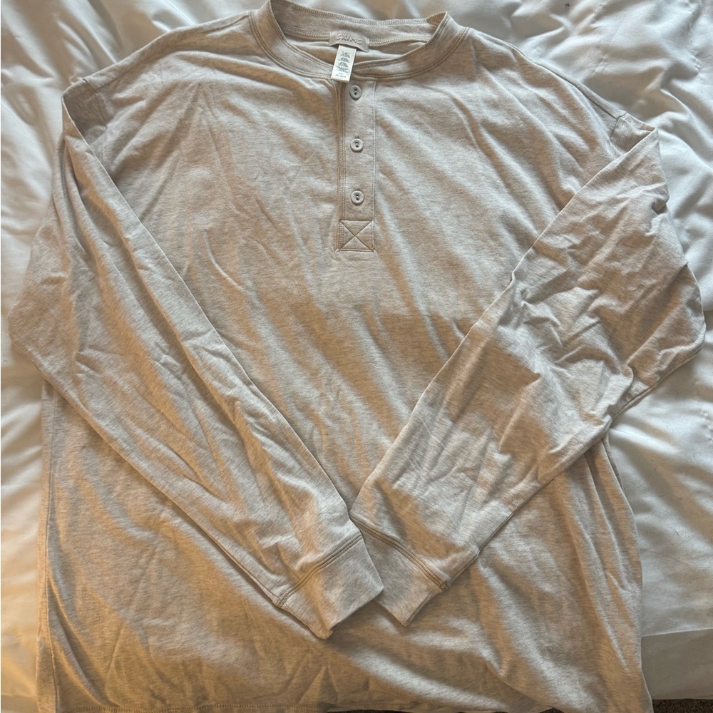 NWOT SKIMS boyfriend henley